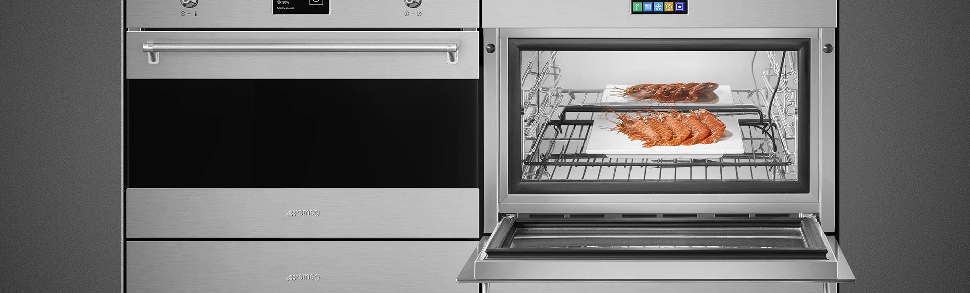 Blast chiller, Vacuum drawer and Combi Steam Oven